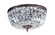 Crystal Baskets Three Light Flush/Semi-Flush Mount in Millennium Silver (92|52314 MS I)