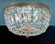 Crystal Baskets Three Light Flush/Semi-Flush Mount in Olde World Bronze (92|52312 OWB I)