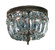 Crystal Baskets Two Light Flush/Semi-Flush Mount in Roman Bronze (92|52208 RB I)