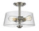 Annora Three Light Semi Flush Mount in Brushed Nickel (224|428SF3-BN)