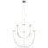 Pedra LED Chandelier in Polished Nickel (268|KW 5621PN-ALB)