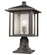 Aspen One Light Outdoor Pier Mount in Oil Rubbed Bronze (224|554PHB-554PM-ORB)