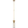 Liaison LED Pendant in Antique-Burnished Brass (268|KW 5116AB-CG)