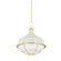 Holkham One Light Pendant in Aged Brass (70|MDS1502-AGB/OW)