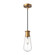 Marcel One Light Pendant in Aged Gold (452|PD464001AG)