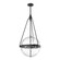 Harmony Four Light Pendant in Matte Black/Clear Water Glass (452|PD406418MBWC)