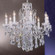 Daniele Eight Light Chandelier in Gold Color Plated (92|8398 GP C)