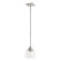 Aragon One Light Mini Pendant in Brushed Nickel (107|49761-91)