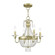 Valentina Four Light Mini Chandelier/Ceiling Mount in Hand Applied Winter Gold (107|51844-28)