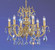 Princeton Six Light Chandelier in Satin Bronze w/Brown Patina (92|5706 SBB C)