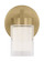 Esfera LED Wall Sconce in Natural Brass (182|KWWS19927NB)