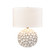 Gloria One Light Table Lamp in White (45|H0019-11083)