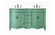 Windsor Double Bathroom Vanity in Vintage mint (173|VF-1049VM-VW)