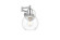 Davian One Light Swing Arm Wall Sconce in Chrome and Clear (173|LD7327W6CH)