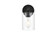 Mayson One Light Bath Sconce in Black and Clear (173|LD7315W5BLK)
