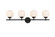 Ansley Four Light Bath Sconce in Black (173|LD7301W33BLK)