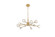 Graham Ten Light Pendant in Gold and Clear (173|3509D29G)