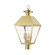 Wentworth Four Light Outdoor Post Top Lantern in Natural Brass (107|27223-08)