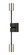 Calumet Two Light Wall Sconce in Matte Black + Polished Nickel (224|814-2S-MB-PN)