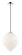 Gemma One Light Pendant in White (423|C78011OP)