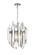 Bova Four Light Chandelier in Polished Nickel (224|4006-4PN)