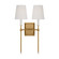 Baxley Two Light Wall Sconce in Burnished Brass (454|AW1202BBS)