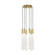 Pylon LED Chandelier in Natural Brass (182|700TRSPPYLC6RNB-LED930)