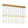 Pylon LED Chandelier in Natural Brass (182|700TRSPPYLC18TNB-LED120)