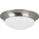 Etched Opal Dome Two Light Flush Mount in Brushed Nickel (54|P350147-009)