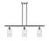 Ballston Three Light Island Pendant in Brushed Satin Nickel (405|516-3I-SN-G804)