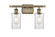 Ballston Two Light Bath Vanity in Antique Brass (405|516-2W-AB-G804)