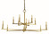 Evelyn 12 Light Foyer Chandelier in Brushed Brass (8|5762 BR)