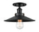 Bulstrode'S Workshop One Light Flush Mount in Black (423|X46111BKBK)