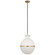 Maxey LED Pendant in Hand-Rubbed Antique Brass (268|TOB 5486HAB-WG)