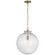 Katie Globe LED Pendant in Hand-Rubbed Antique Brass (268|TOB 5227HAB/G4-CG)