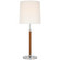 Bryant Wrapped LED Table Lamp in Polished Nickel and Natural Leather (268|TOB 3581PN/NAT-L)