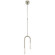 Rousseau LED Pendant in Polished Nickel (268|KW 5590PN-CG)