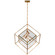 Cubed LED Pendant in Gild (268|KW 5025G-CG)