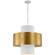 Chalmette LED Pendant in Plaster White and Gild (268|JN 5332PW/G)