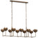 Alberto LED Linear Chandelier in Antique Bronze Leaf (268|JN 5313ABL)