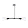 Norro Two Light Island Pendant in Matte Black (43|D290M-IS-MB)