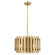 Greenwich Five Light Pendant in Natural Brass (107|52048-08)