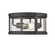 Roundhouse Three Light Outdoor Flush Mount in Black (224|569F-BK)