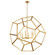 Dodeci Six Light Chandelier in Gold Leaf (90|550623)