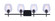 Cain Four Light Vanity in Black (387|IVL1019A04BK)