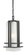 Abbey One Light Outdoor Chain Mount in Outdoor Rubbed Bronze (224|550CHB-ORBZ)