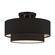 Bainbridge Three Light Semi-Flush Mount in Black (107|50272-04)