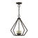 Prism Three Light Semi-Flush / Pendant in English Bronze with Antique Brass (107|40923-92)