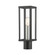 Gaffney One Light Outdoor Post Top Lantern in Black with Brushed Nickel (107|28034-04)