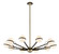 Ace Ten Light Chandelier in Textured Bronze Brushed Brass (67|F5306-TBZ/BBA)